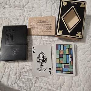 KEM Seville Plastic Playing Cards 54 Cards Complete Playable 1981 With Case